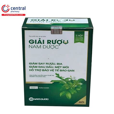 [CHÍNH HÃNG] Thuốc Giải Rượu Nam Dược (dạng gói) cho người say rượu