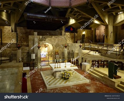 Picture Showing Interior Basilica Annunciation Nazareth Stock Photo 2207554637 | Shutterstock