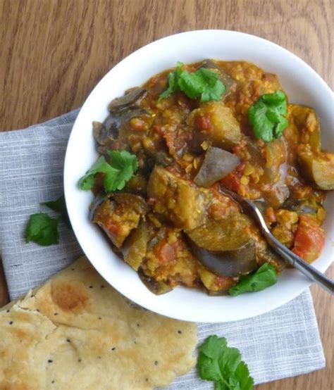 Slow Cooked Aubergine and Lentil Curry - | Recipe | Slow cooker curry, Vegetarian crockpot, Slow ...