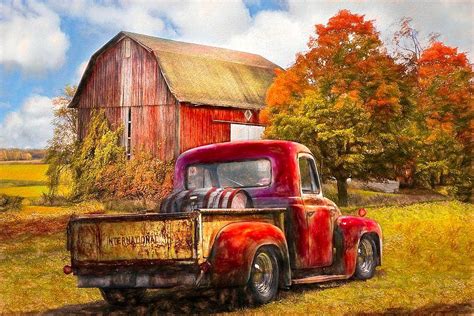 Vanderlaan / Old International pickup truck / Appalachia | Barn pictures, Vintage farmhouse, Red ...