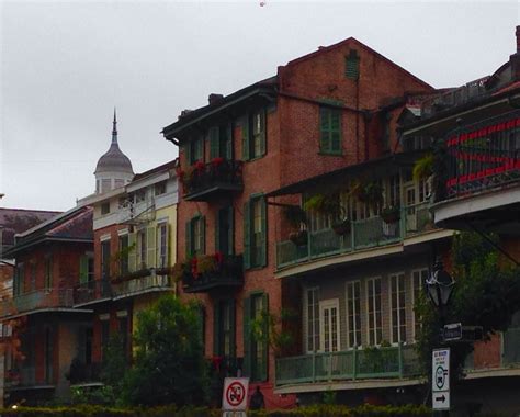 French Quarter Balconies above Pirates Alley | House styles, Mansions ...