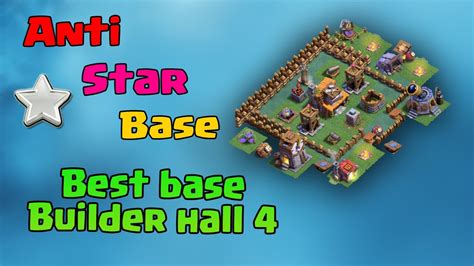 Builder Hall 4 Best Base | Builder Base 4 Layout | Clash of Clans Builder Hall Level 4 Base ...