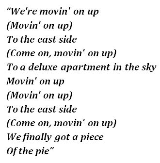 "Movin' On Up" (The Jeffersons Theme Song) by Ja'net Dubois and Oren Waters - Song Meanings and ...