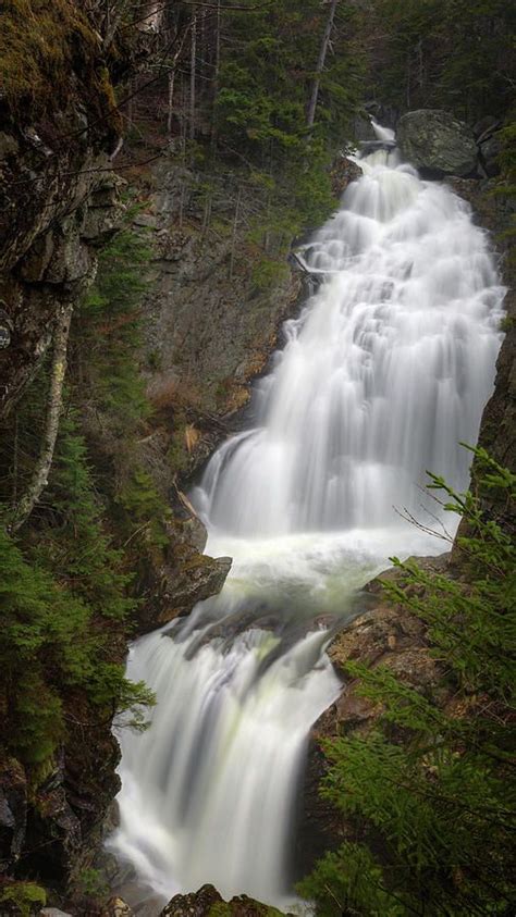 White Mountain Waterfalls Photograph - Crystal Cascade by Bill Wakeley ...