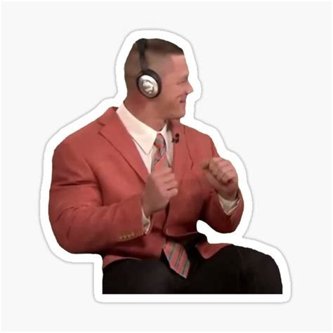 "John Cena Dancing Meme" Sticker for Sale by CelebArtZone | Redbubble