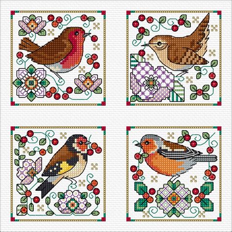 LJT103C Christmas bird cards — Seasonal — Lesley Teare