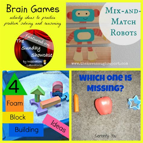 The Sunday Showcase - Brain Games for Kids | Inspiration Laboratories