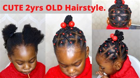 SUPER CUTE RUBBER BAND HAIRSTYLES FOR SHORT NATURAL HAIR KIDS/ Black Little Girls Protective ...