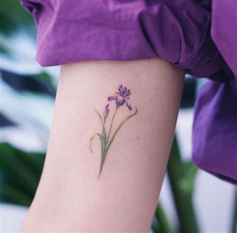 Purple Iris Tattoo - Printable Calendars AT A GLANCE