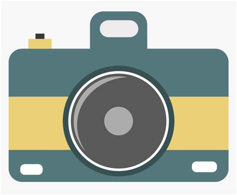 Camera Icon - Camera Flat Design Vector, HD Png Download - kindpng