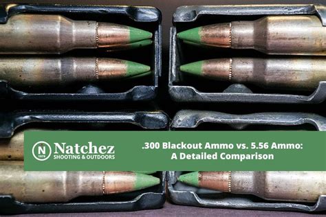 .300 Blackout vs 5.56 NATO: Comprehensive Ammo Comparison Guide