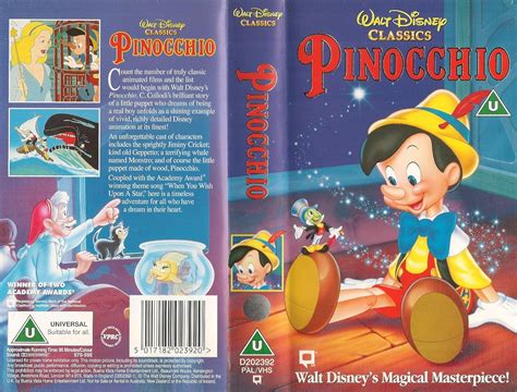 Pinocchio (1940) : r/VHScoverART