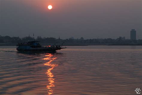 Let's go Cambodia - sunset by the Mekong River - juesatta (CJ Photography)