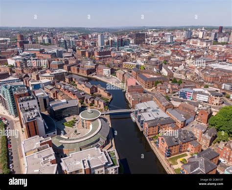 Aerial view of leeds city centre hi-res stock photography and images - Alamy