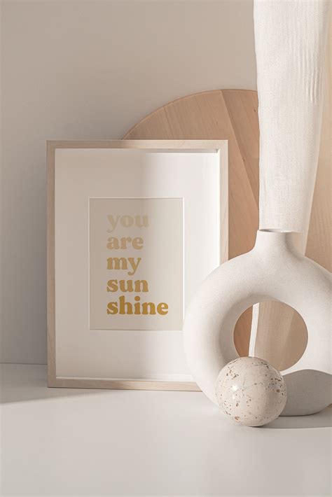 You Are My Sunshine Wall Art Sunshine Nursery Print Sunshine | Etsy