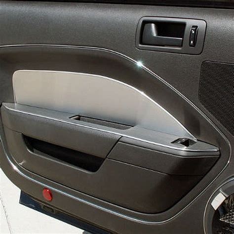 ACC 271003 05-09 Ford Mustang Door Panel Inserts Brushed Car Interior