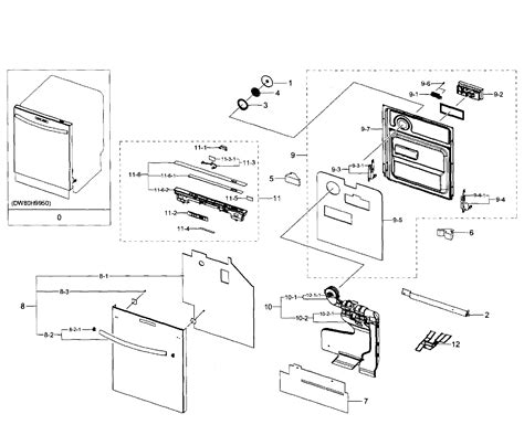 Samsung Dishwasher Parts Diagram