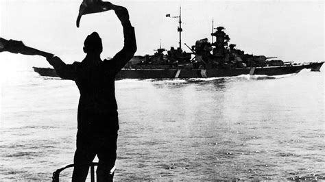 German Battleship Bismarck Sinks