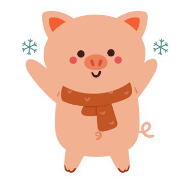 Happy Pig PNG Image, Happy Pig, Pig Clipart, Cartoon Comics, Animal Illustration PNG Image For ...