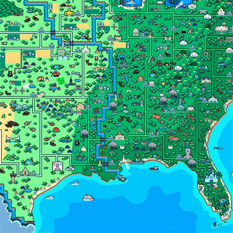 Pixel Map Usa