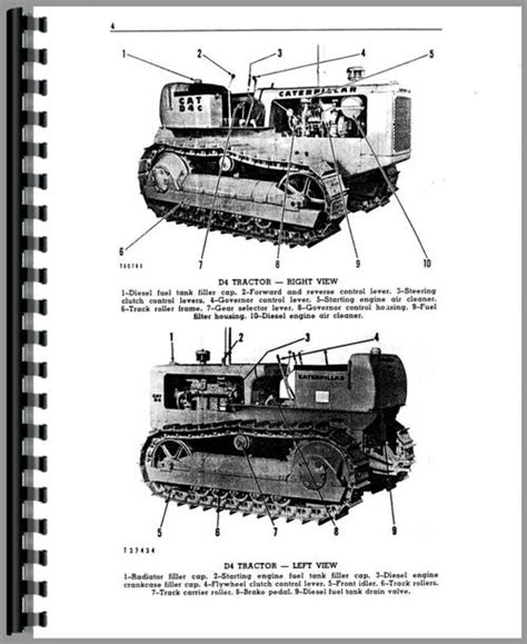 Caterpillar D4 Crawler Operators Manual