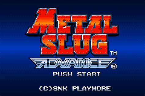 Metal Slug Advance (Game) - Giant Bomb