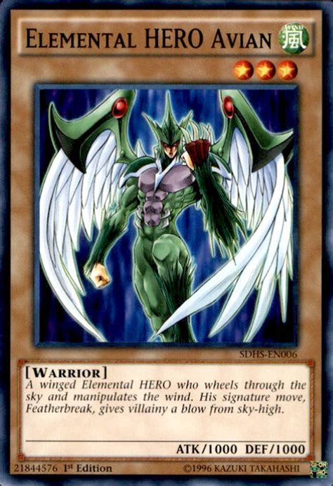 YuGiOh HERO Strike Structure Deck Single Card Common Elemental HERO ...