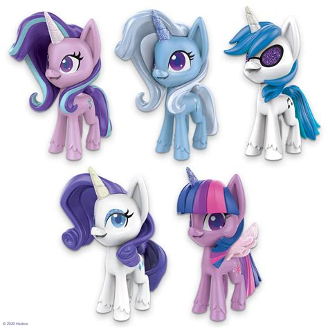 My Little Pony Unicorn Sparkle Collection Set Of Toy Pony 3-inch ...