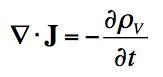 Maxwell's Equations: The Continuity Equation