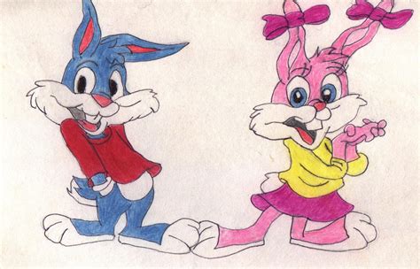 Babs and Buster Bunny by Ailheen on DeviantArt