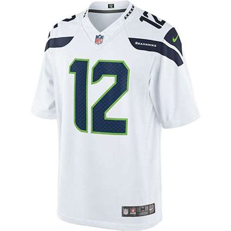 Nike Seattle Seahawks 12th Fan Limited Game Jersey - White #12