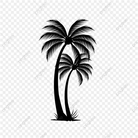 Small Palm Tree Silhouette Vector PNG, Palm Tree Vector Silhouette, Palm, Tree, Silhouette PNG ...