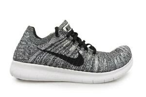 nike free rn flyknit femme noir et gris,Femmes Nike Free Rn Flyknit - 831070 100 - Gris Blanc ...