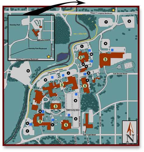 St Charles Community College Campus Map - Tourist Map Of English