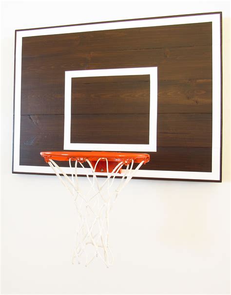 Wood Basketball Goal | Wood basketball hoop, Basketball decorations, Sports decorations