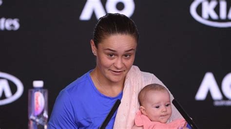 Ash Barty brings baby niece to press conference after Australian Open ...