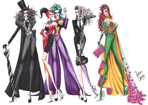 Batman Villains Fashion Collection by frozen-winter-prince on DeviantArt