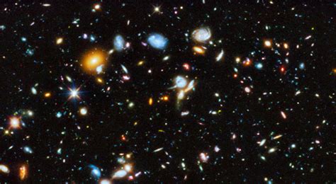 The Hubble Space Telescope has taken a long-exposure picture of space ...