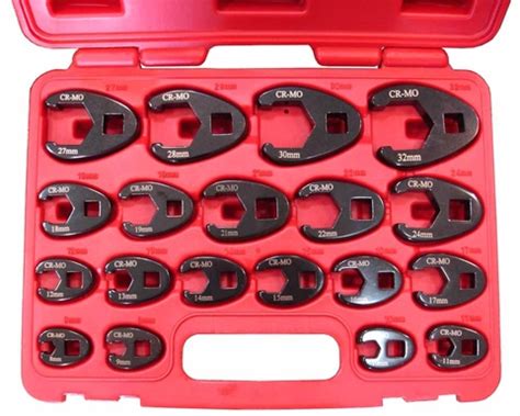 Professional Metric Crowfoot Wrench Set 19PCS | Taiwantrade.com