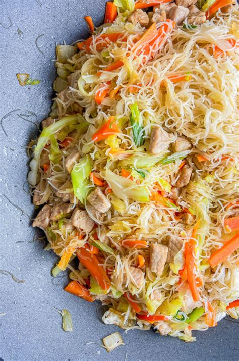 Classic Filipino Pancit Recipe with Pork - Life's Ambrosia