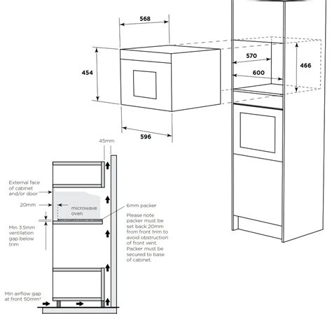 Westinghouse Built in Microwaves Installation Guide