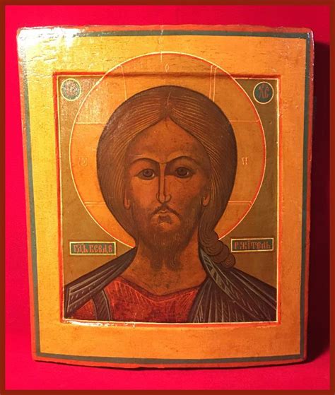 Christ "Fiery Eye" | Original Antique Icon