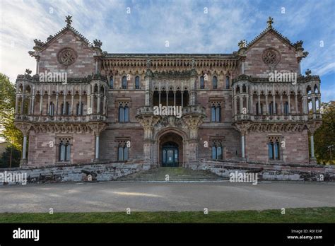 Comillas, Palace of Sobrellano, Cantabria, Spain, Europe Stock Photo ...