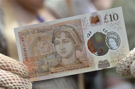 Jane Austen features on new British 10-pound note | Jane austen, Bank notes, England