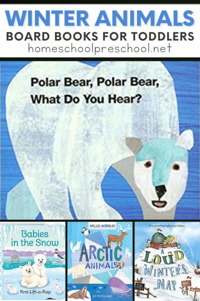 10 Winter Animals Books for Toddlers | Board Books