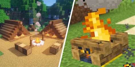 How to Make a Campfire in Minecraft