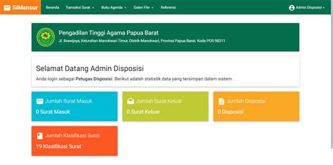 Implementasi SiMansur (Sistem Informasi Manajemen Persuratan) Untuk Menunjang Administrasi ...