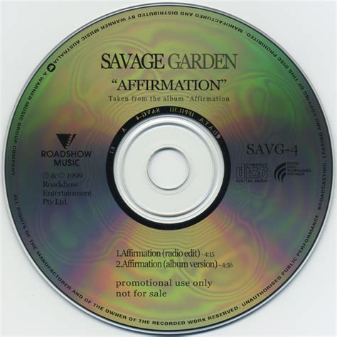 Savage Garden - Affirmation (1999, CD) | Discogs