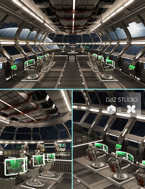 Starship Command Center | Daz 3D