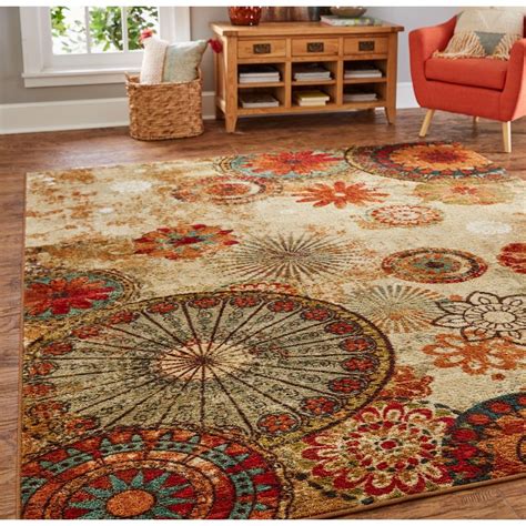 Porch & Den Bexley Floral Medallion Area Rug - Bed Bath & Beyond ...